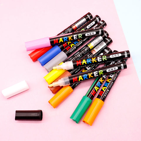 Wholesale Sanford Sharpie Oil Marker Pens Set Of 1224 Permanent Colored  Pencil Marker With 1mm Nib For Office Stationery 201120 From Bai10, $15.83